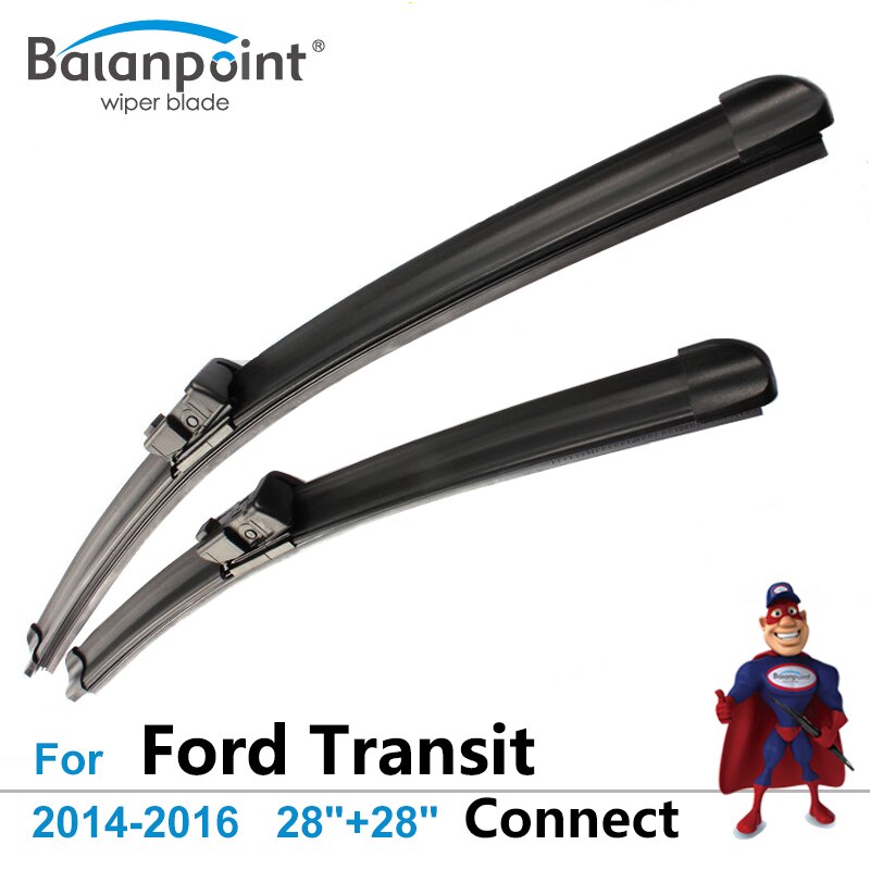 Ford Transit   ̵ 2014-2016 28 & + 28 & 2 Ʈ, Frameless Wiper Blade/Wiper Blades for Ford Transit connect 2014-2016 28&+28&, set of